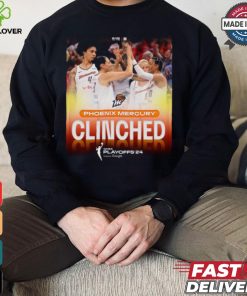 Official Phoenix Mercury Clinched WNBA Playoffs 2024 shirt