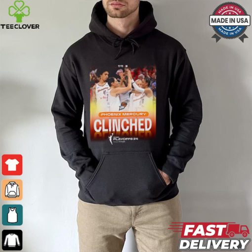 Official Phoenix Mercury Clinched WNBA Playoffs 2024 shirt