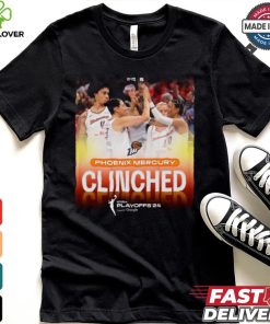 Official Phoenix Mercury Clinched WNBA Playoffs 2024 shirt