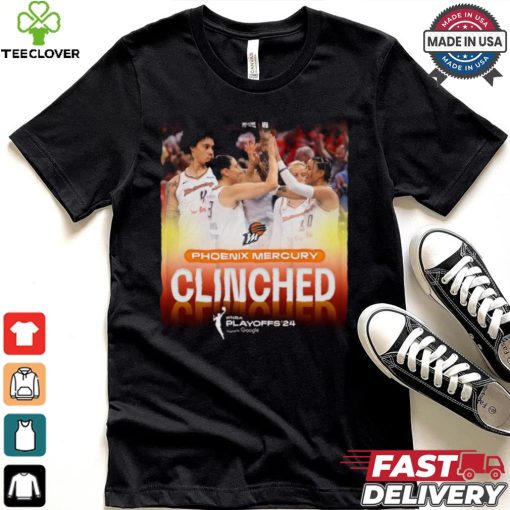 Official Phoenix Mercury Clinched WNBA Playoffs 2024 shirt