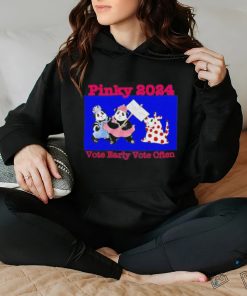 Official Pinky 2024 Vote Early Vote Often Shirt