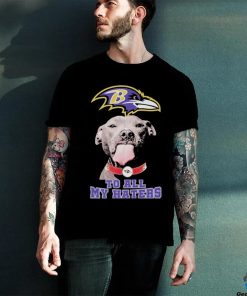 Official Pitbull Baltimore Ravens to all my haters logo hoodie, sweater, longsleeve, shirt v-neck, t-shirt