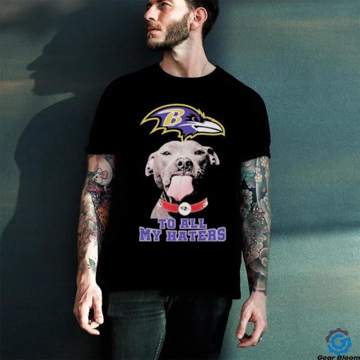 Official Pitbull Baltimore Ravens to all my haters logo hoodie, sweater, longsleeve, shirt v-neck, t-shirt