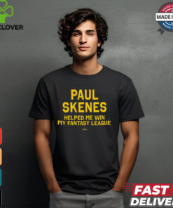 Official Pittsburgh Pirates MLB 2024 Paul Skenes Helped Me Win My Fantasy League t shirt