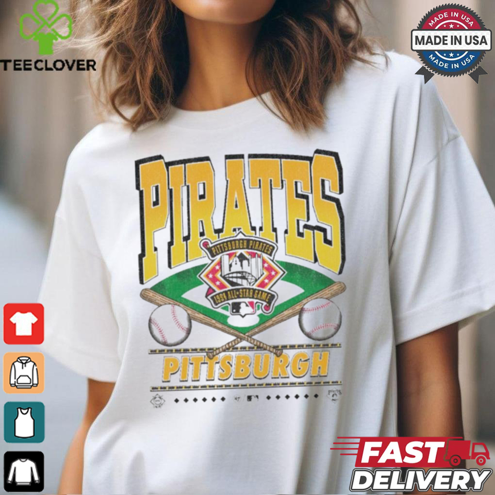 Official Pittsburgh Pirates White Straight Shot 47 Franklin Fashion Shirt Official Pittsburgh Pirates White Straight Shot 47 Franklin Fashion Shirt