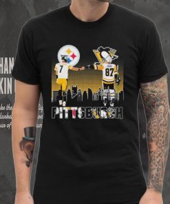 Official Pittsburgh Sports Ben Roethlisberger And Sidney Crosby Signatures Shirt