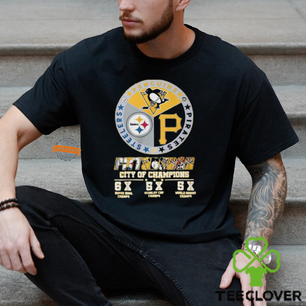 Official Pittsburgh Sports Teams City Of Champions 2024 T Shirt Official Pittsburgh Sports Teams City Of Champions 2024 T Shirt