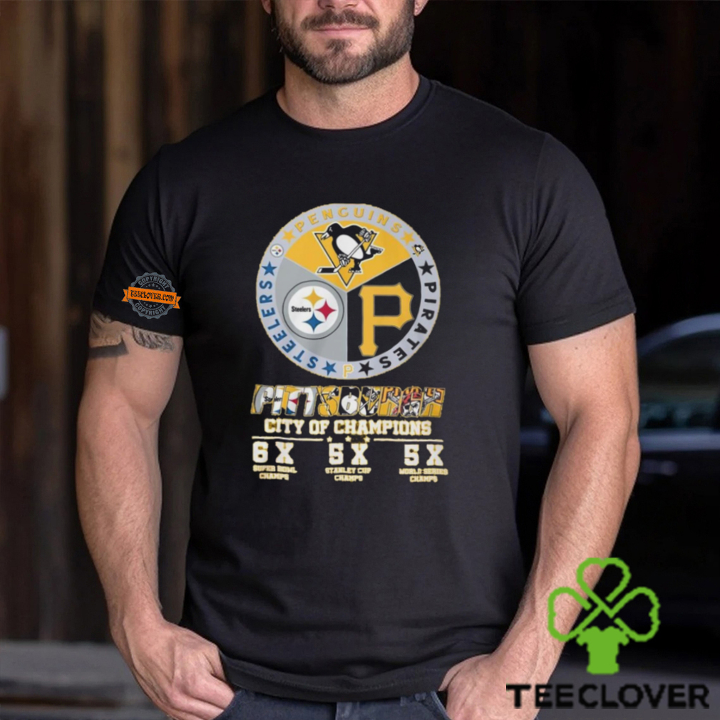 Official Pittsburgh Sports Teams City Of Champions 2024 T Shirt Official Pittsburgh Sports Teams City Of Champions 2024 T Shirt