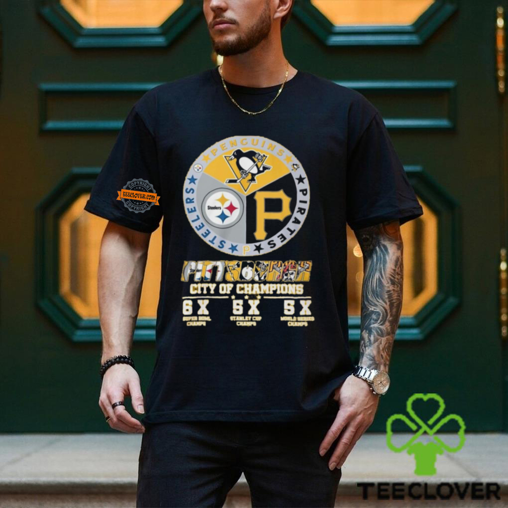 Official Pittsburgh Sports Teams City Of Champions 2024 T Shirt Official Pittsburgh Sports Teams City Of Champions 2024 T Shirt