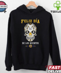 Official Pittsburgh Steelers Football Feliz Dia De Los Muertos Skull 2024 Shirt