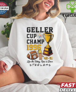 Official Pittsburgh Steelers Geller Cup Champ 1996 Like The Turkey, Ross Is Done Shirt