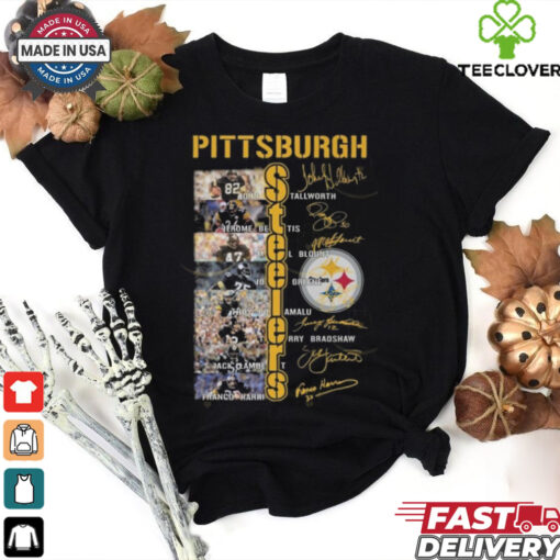 Official Pittsburgh Steelers NFL Players Signatures 2025 Shirt