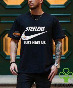 Official Pittsburgh Steelers True Football Team Just Hate Us Slogan T Shirt
