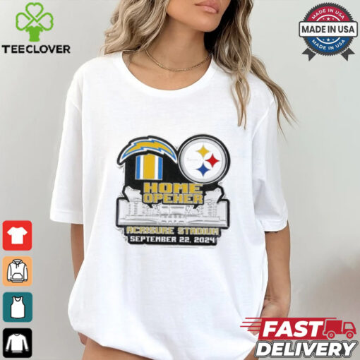 Official Pittsburgh Steelers Vs Los Angeles Chargers Gameday 2024 Home Opener September 22 Shirt
