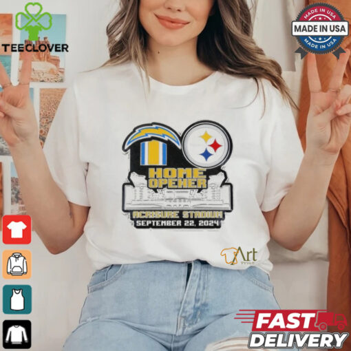 Official Pittsburgh Steelers Vs Los Angeles Chargers Gameday 2024 Home Opener September 22 Shirt