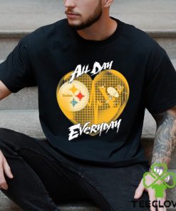 Official Pittsburgh Steelers and Pittsburgh Penguins All day Everyday shirt