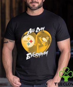 Official Pittsburgh Steelers and Pittsburgh Penguins All day Everyday shirt