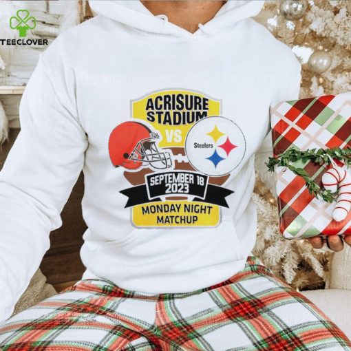 Official Pittsburgh Steelers vs. Cleveland Browns Monday Night Matchup 2023 shirt