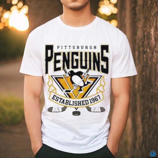 Official Pittsburgh penguins hockey 1967 vintage T shirt
