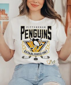 Official Pittsburgh penguins hockey 1967 vintage T shirt