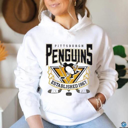 Official Pittsburgh penguins hockey 1967 vintage T shirt