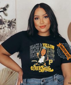 Official Pittsburgh pirates x wiz khalifa black T shirt