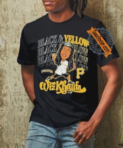 Official Pittsburgh pirates x wiz khalifa black T shirt