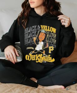 Official Pittsburgh pirates x wiz khalifa black T shirt
