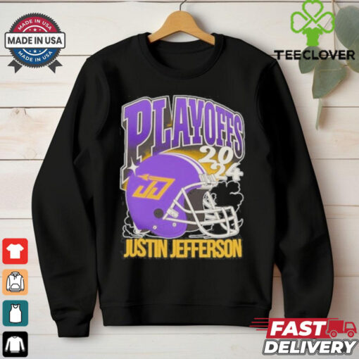 Official Playoffs 2024 Justin Jefferson T shirt
