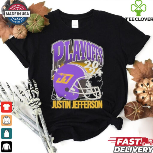 Official Playoffs 2024 Justin Jefferson T shirt