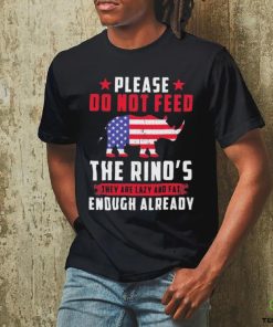 Official Please Do Not Feed The Rino’s They Are Lazy And Fat Enough Already Shirt