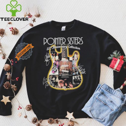 Official Pointer Sisters 55th Anniversary Collection Signatures shirt