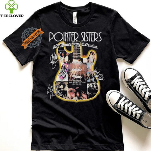 Official Pointer Sisters 55th Anniversary Collection Signatures shirt