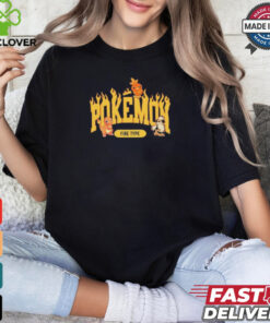 Official Pokemon Fire Type 2024 Graphic T Shirt
