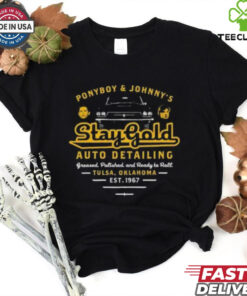 Official Ponyboy and Johnny Stay Gold Auto Detailing T hoodie, sweater, longsleeve, shirt v-neck, t-shirt