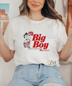 Official Poolman Wearing Big Boy Restaurant & Bakery Shirt