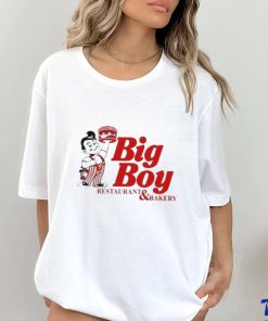 Official Poolman Wearing Big Boy Restaurant & Bakery Shirt