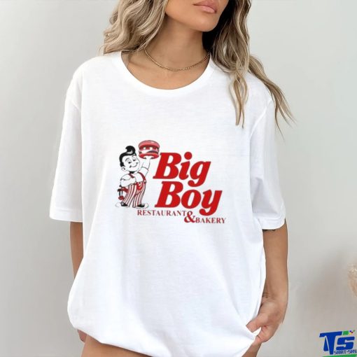 Official Poolman Wearing Big Boy Restaurant & Bakery Shirt