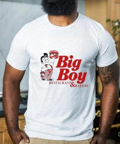 Official Poolman Wearing Big Boy Restaurant & Bakery Shirt