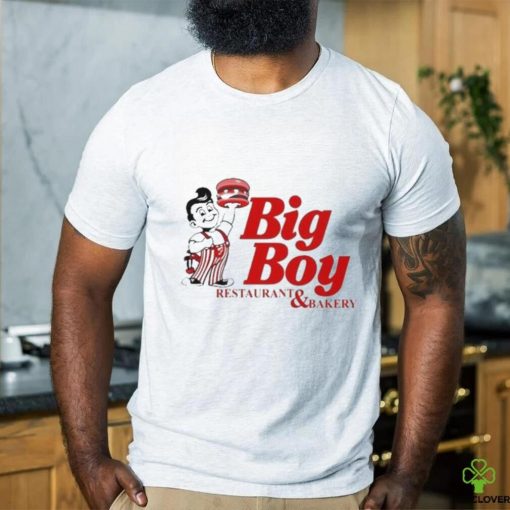 Official Poolman Wearing Big Boy Restaurant & Bakery Shirt