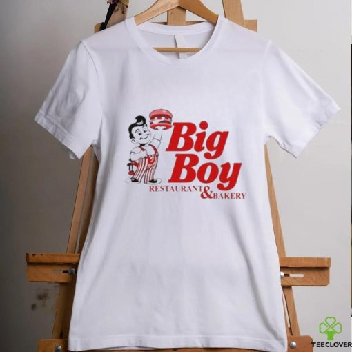 Official Poolman Wearing Big Boy Restaurant & Bakery Shirt