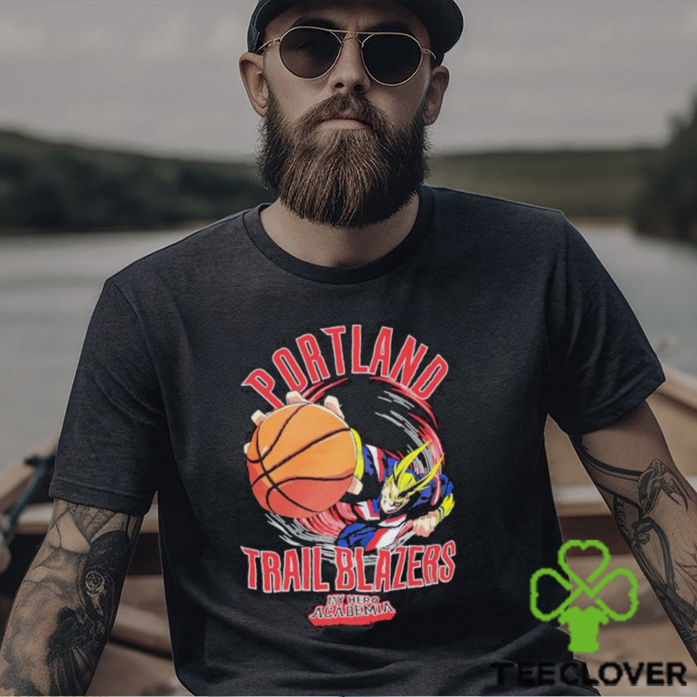 Official Portland Trail Blazers Hyperfly Unisex NBA x My Hero Academia All Might Smash T Shirt Official Portland Trail Blazers Hyperfly Unisex NBA x My Hero Academia All Might Smash T Shirt