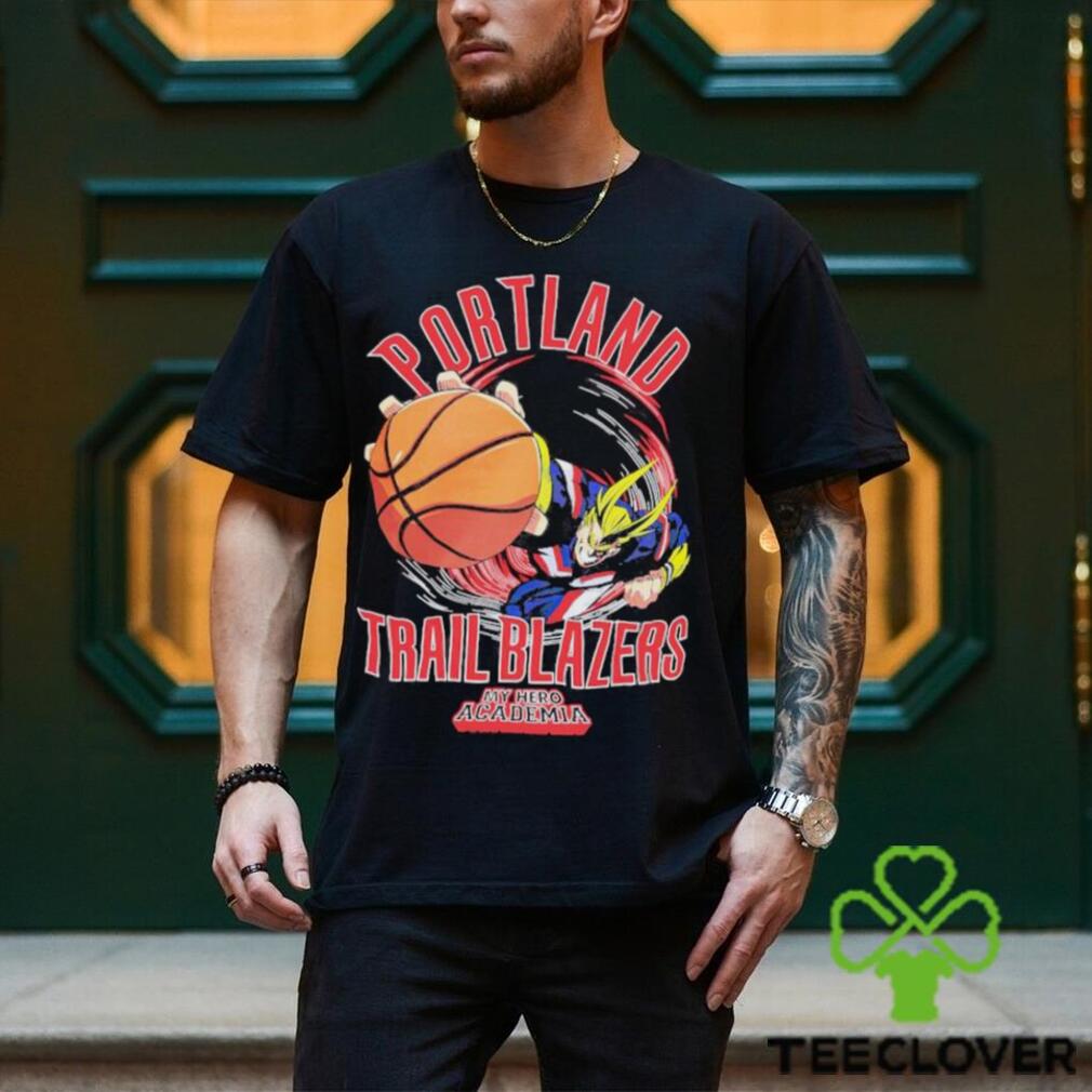 Official Portland Trail Blazers Hyperfly Unisex NBA x My Hero Academia All Might Smash T Shirt Official Portland Trail Blazers Hyperfly Unisex NBA x My Hero Academia All Might Smash T Shirt