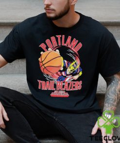 Official Portland Trail Blazers Hyperfly Unisex NBA x My Hero Academia All Might Smash T Shirt