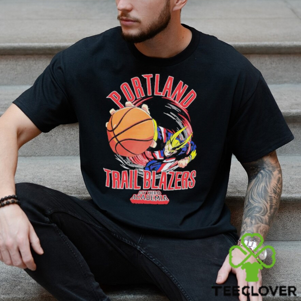 Official Portland Trail Blazers Hyperfly Unisex NBA x My Hero Academia All Might Smash T Shirt Official Portland Trail Blazers Hyperfly Unisex NBA x My Hero Academia All Might Smash T Shirt