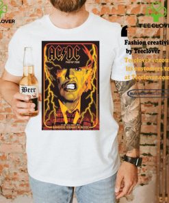 Official Poster AC DC August 4 2024 Hannover Messe Hannover Germany t shirt
