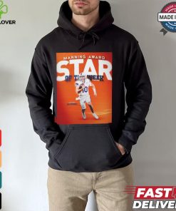 Official Poster Anthony Colandrea Manning Award Stars Of The Week vs Wake Forest t shirt