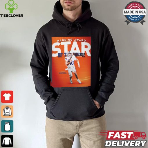 Official Poster Anthony Colandrea Manning Award Stars Of The Week vs Wake Forest t shirt