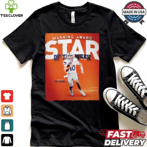 Official Poster Anthony Colandrea Manning Award Stars Of The Week vs Wake Forest t shirt
