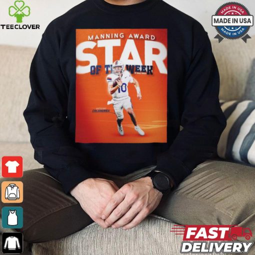 Official Poster Anthony Colandrea Manning Award Stars Of The Week vs Wake Forest t shirt